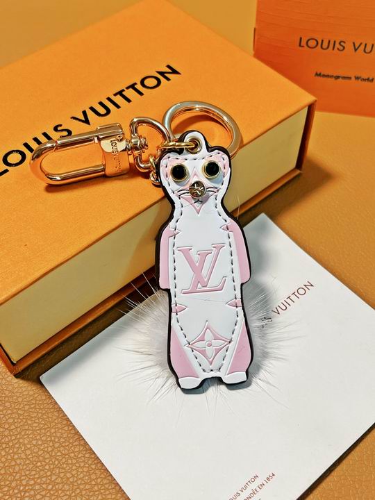 LV keyring 粉白鼬鼠 12lyh05